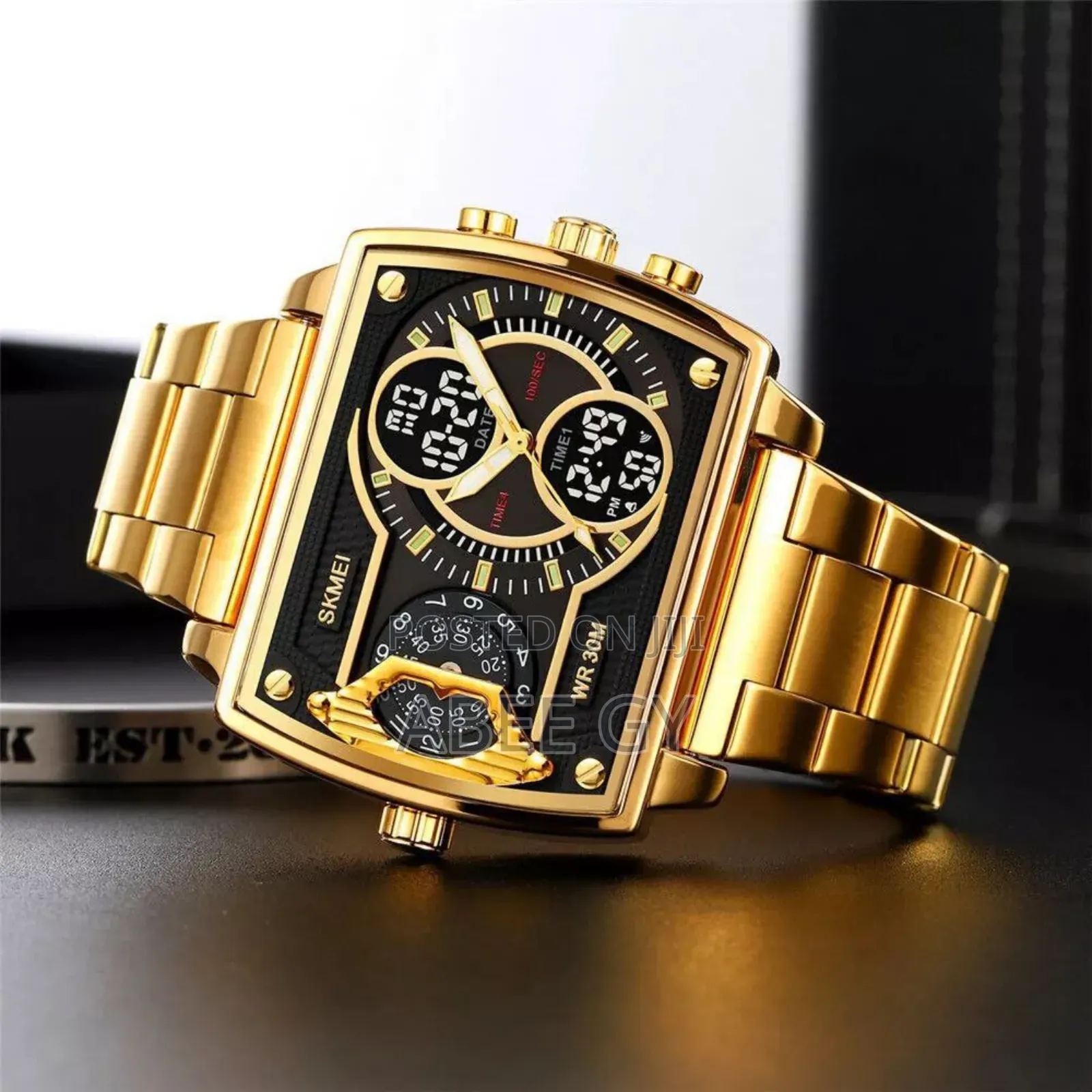 SKMEI Men Watch Digital Quartz Wristwatch Steel Male Watches