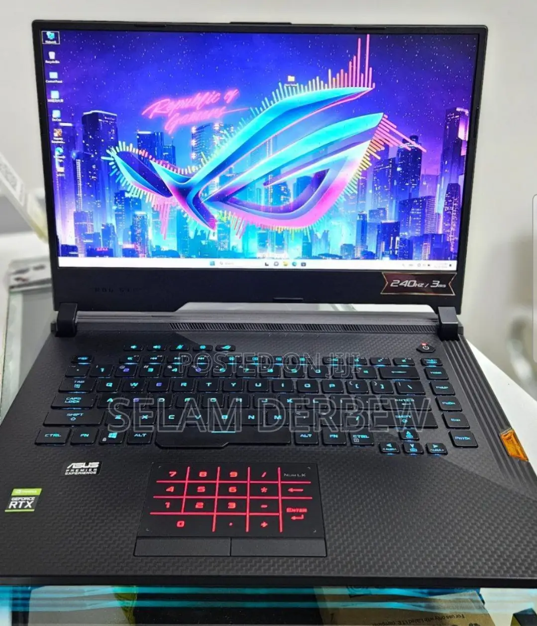 New Laptop Asus ROG Strix G15 16GB Intel Core I7 SSD 1T