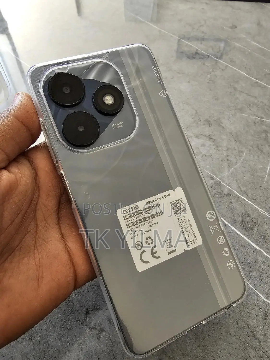 New Tecno Pop 8 64 GB Black