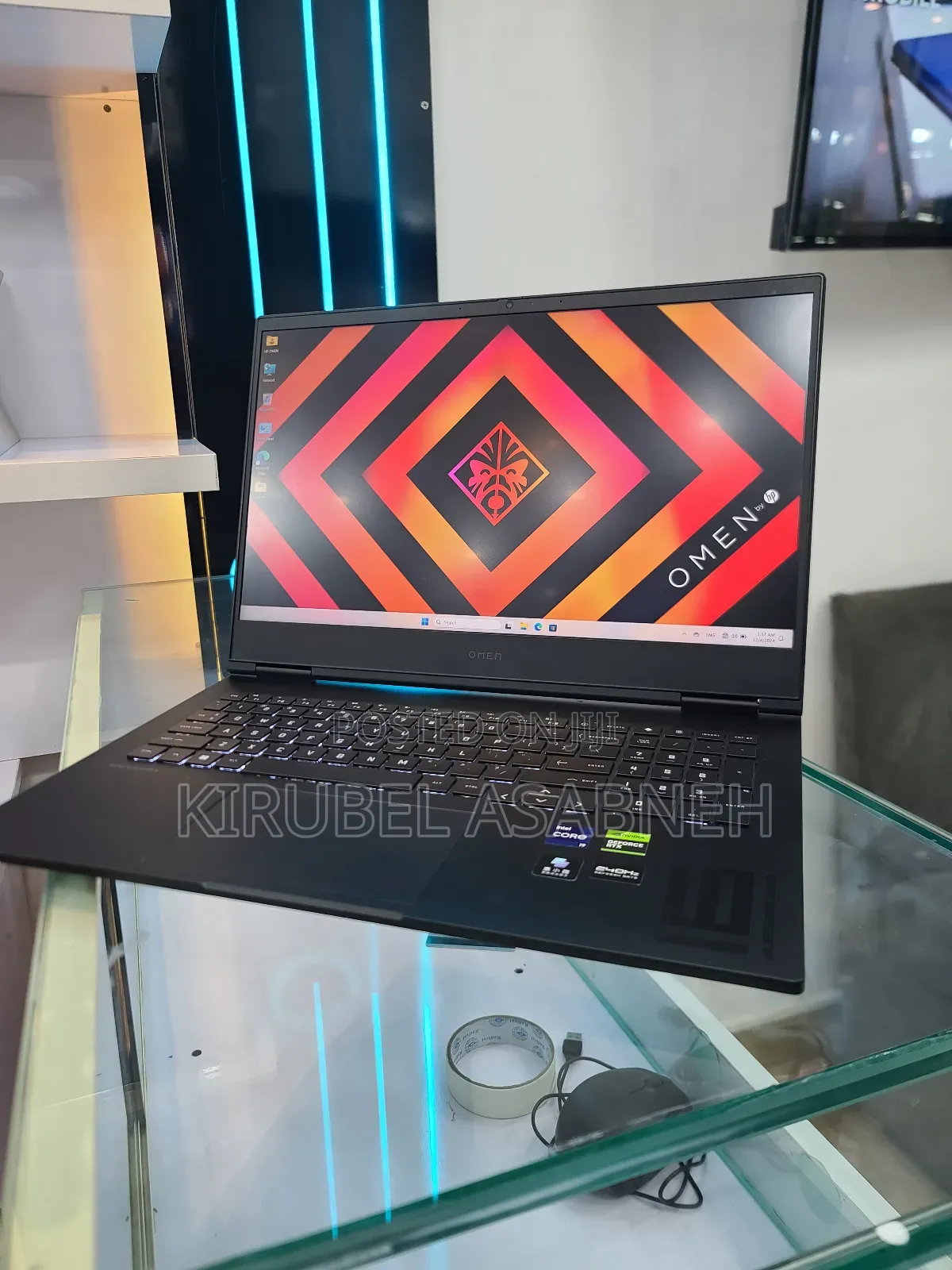 New Laptop HP Omen 16 16GB Intel Core I9 SSD 1T