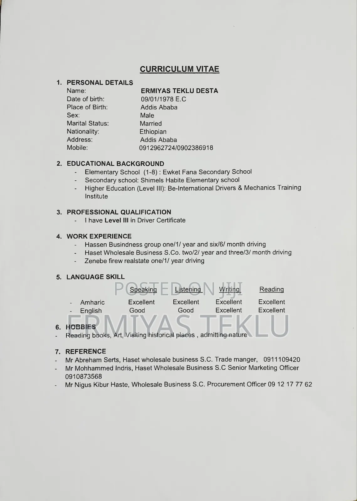 Auto Taxi 2 Public 1 Driving License