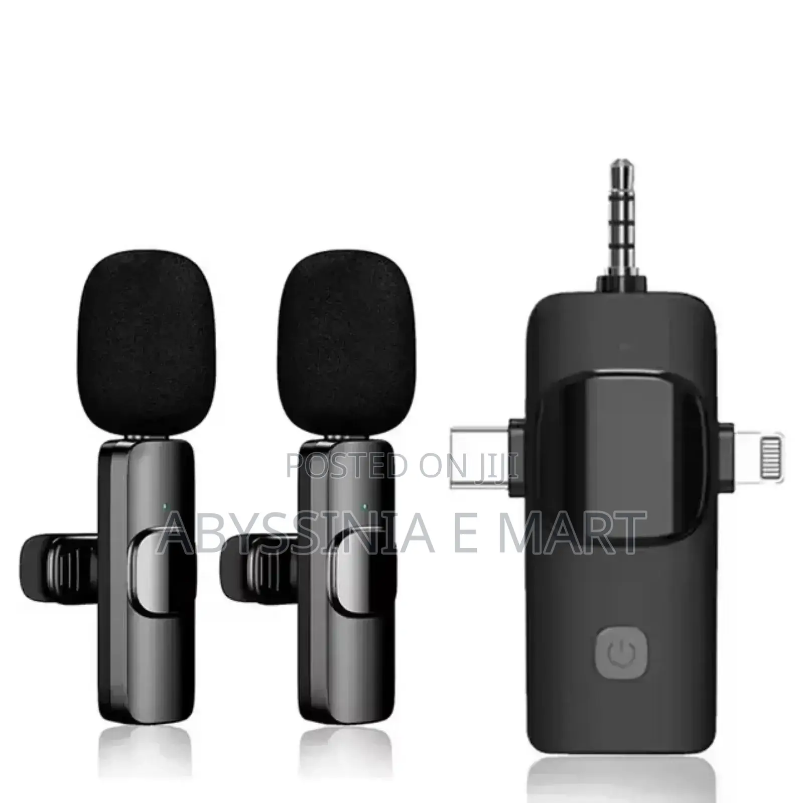 3in1 Wireless Dual Microphone