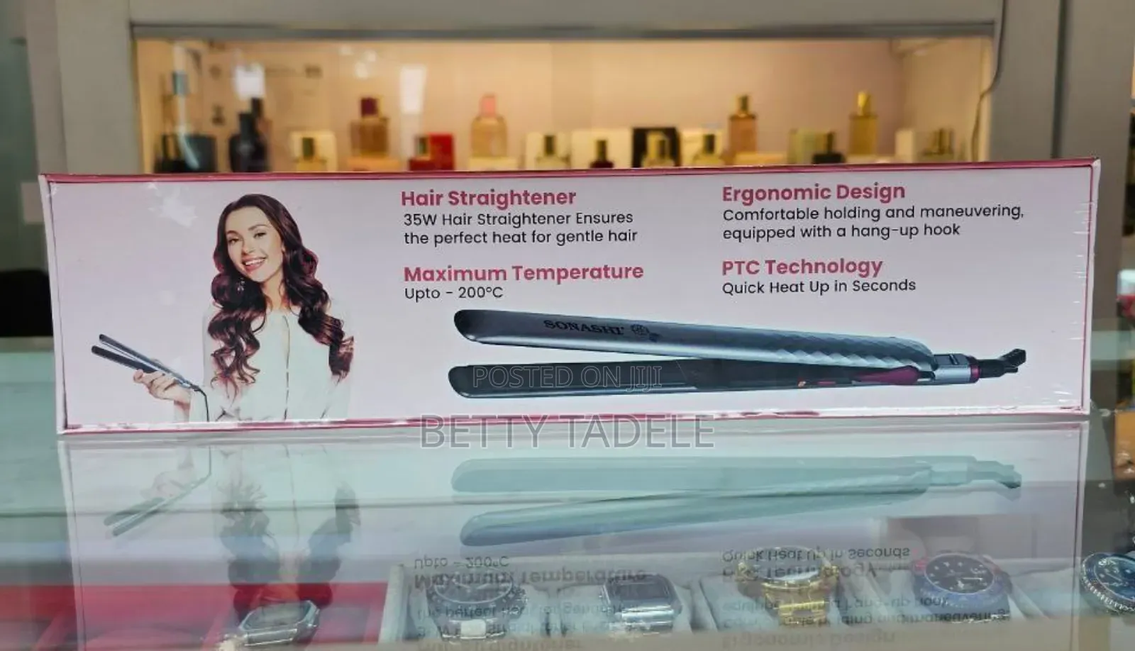 Sonashi Ceramic Coating Plate Hair Straightener SHS-2024N