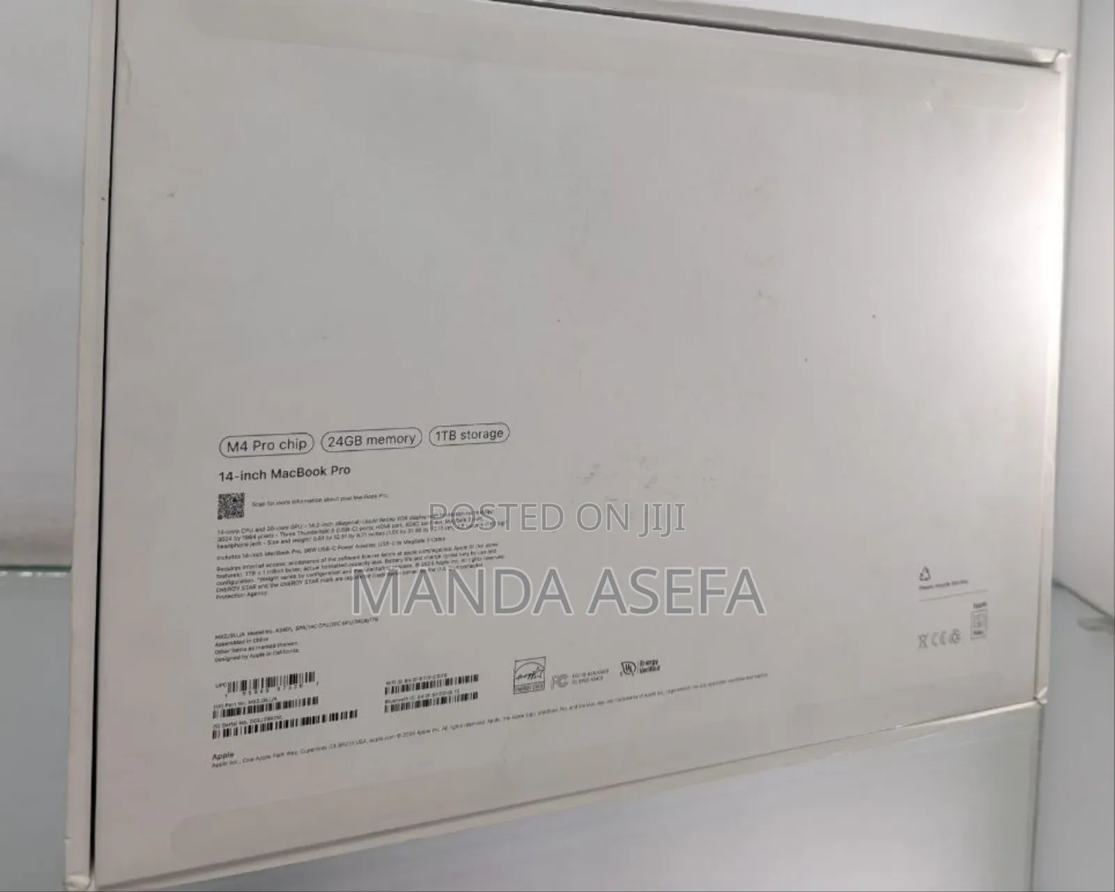 New Laptop Apple MacBook Pro 24GB SSD 1T