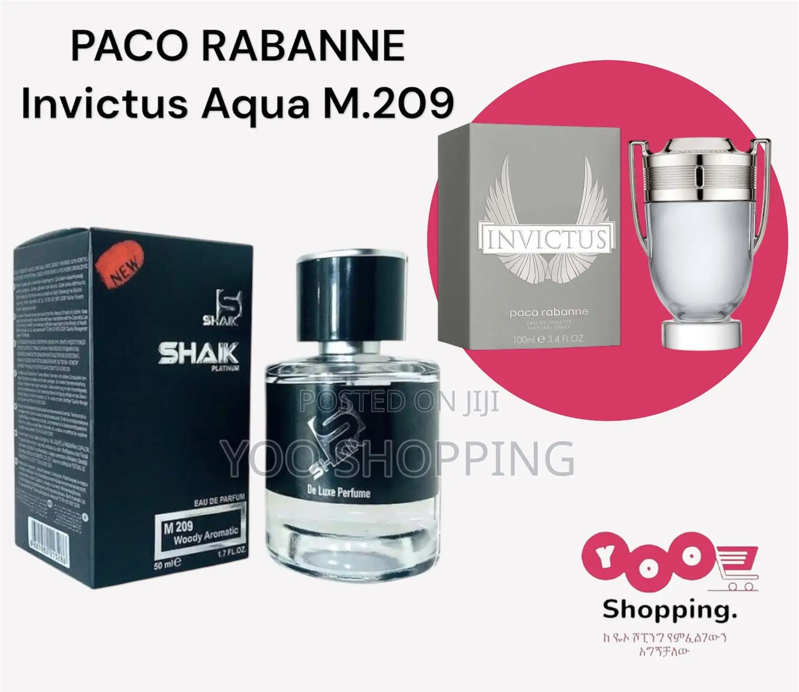 Shaik Paco Robanne Invictus Aqua M.209 Mens Perfume