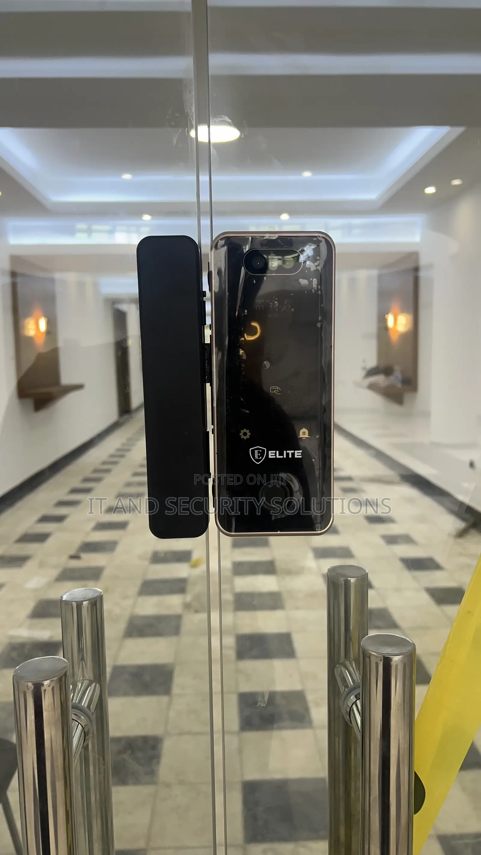 Durable Smart Frameless Glass Door Locks Secure Stylish