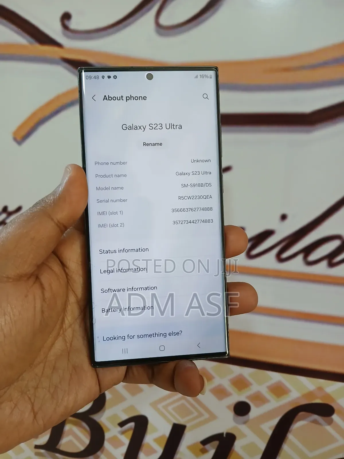 Samsung Galaxy S23 Ultra 256 GB Black