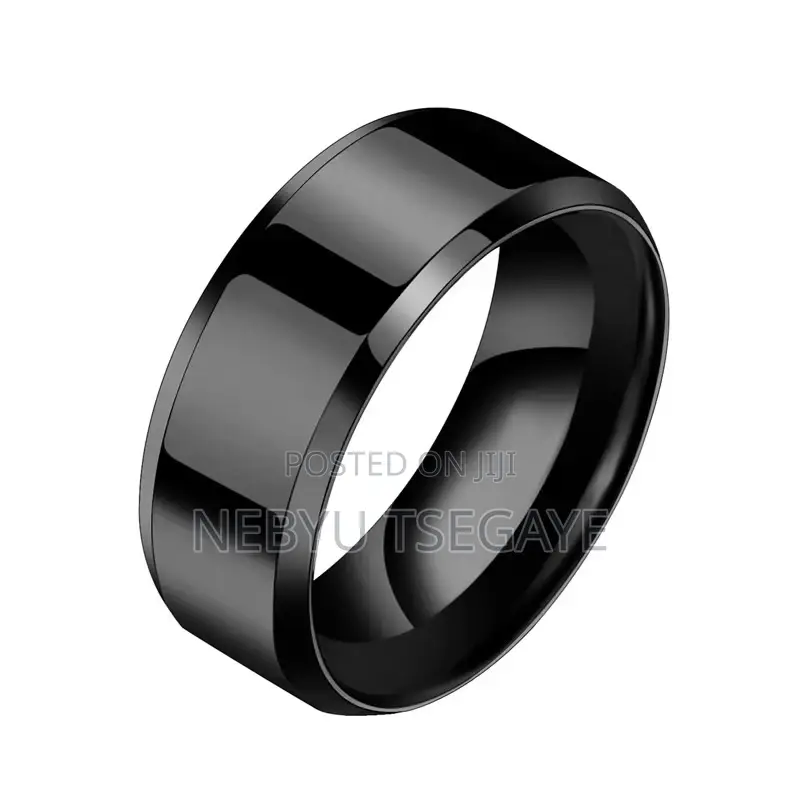 Black Stainless Steel Ring