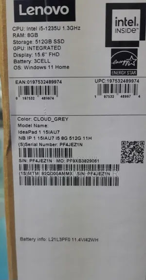 New Laptop Lenovo Legion 5 8GB Intel Core I5 SSD 512GB