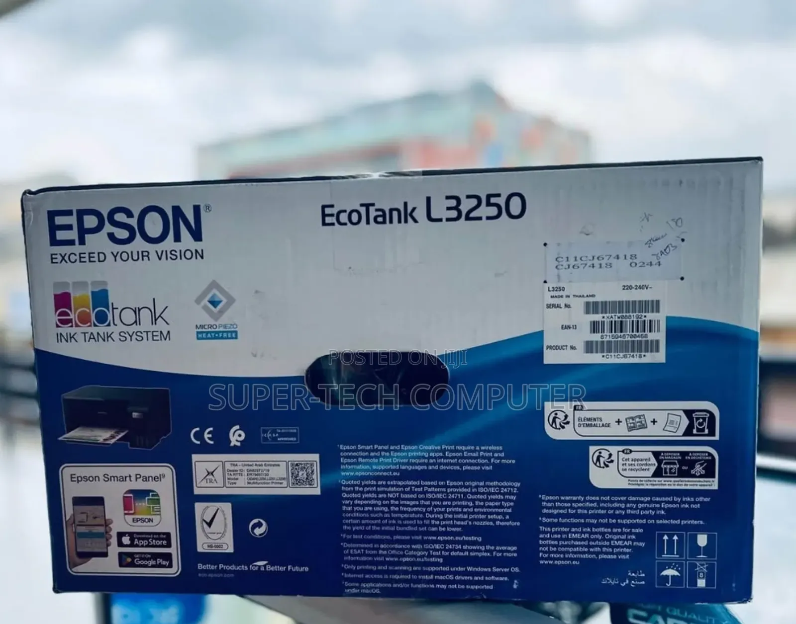 Epson L3250 Color Printer Scan and Copy 