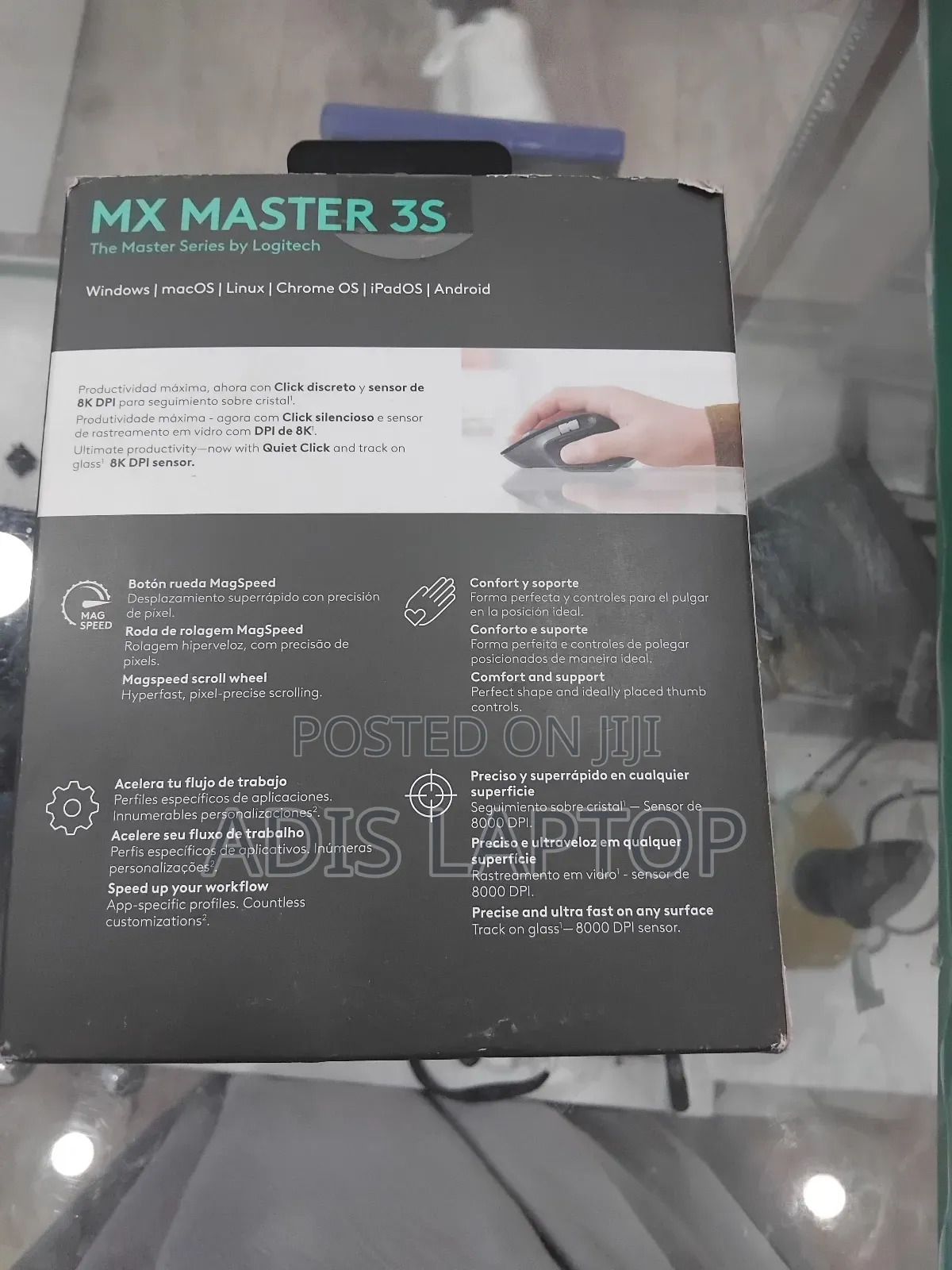 Logitech MX Master 3s- Wireless Mouse