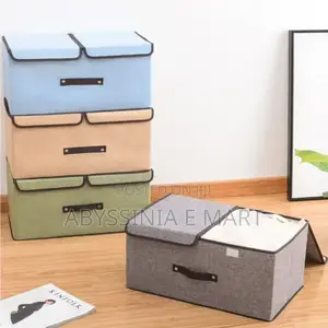 Dust Proof Foldable Storage Box With Lid