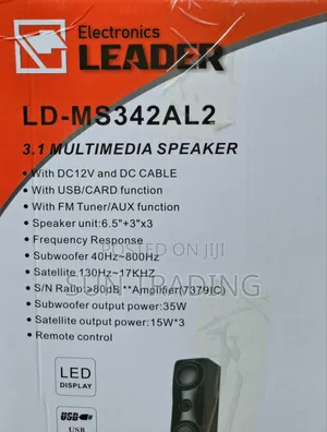 Leader 3.1 Home Theatre Multimedia Speakers