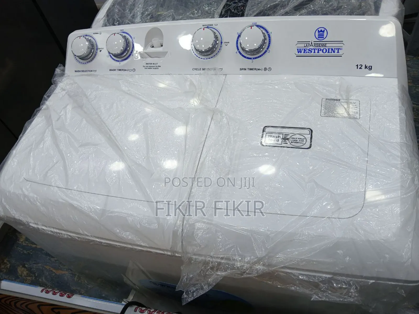 West Point 12kg Washing Machine Discount for Christmas ገና