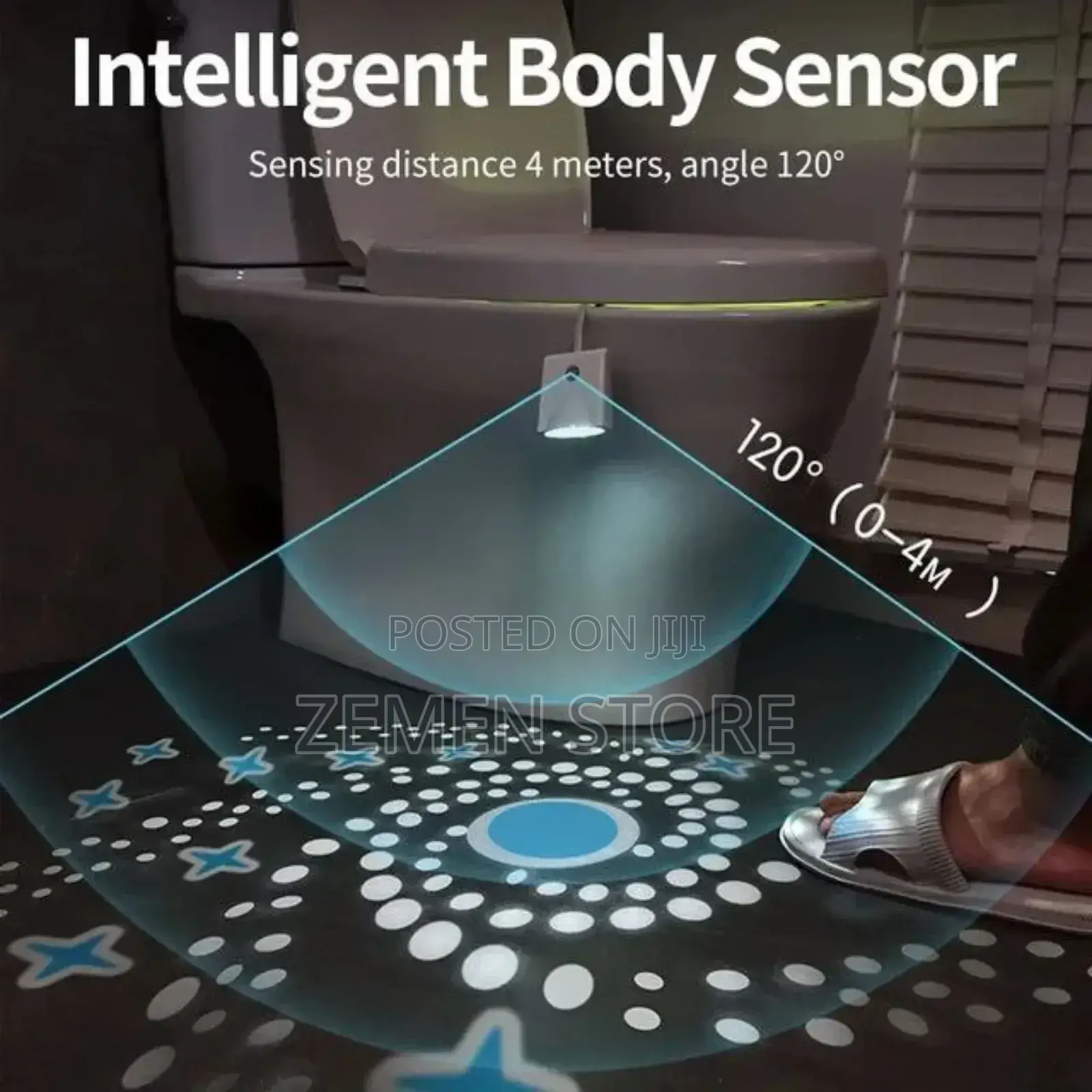 Motion Detector Toilet Light