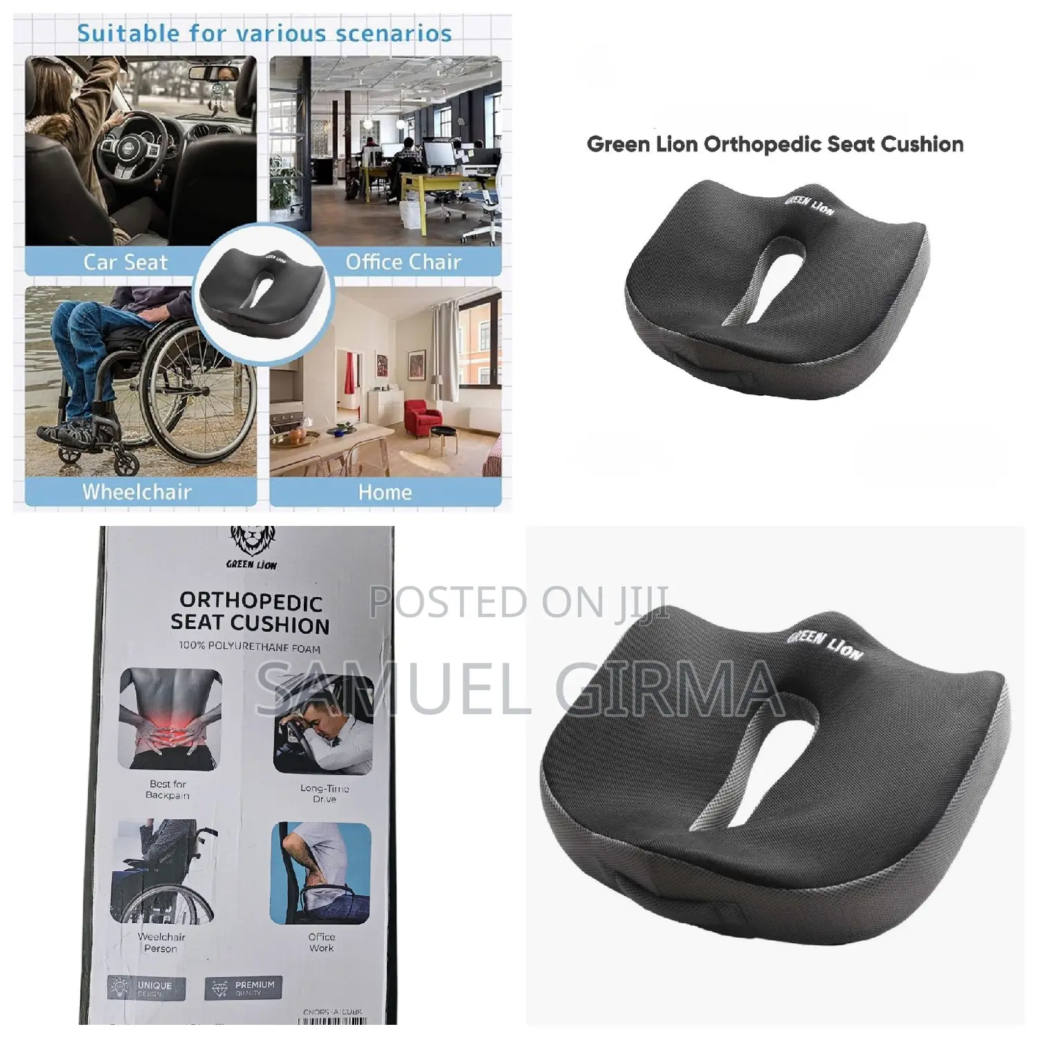 Green Lion Orthopedic Seat Cushion
 Original