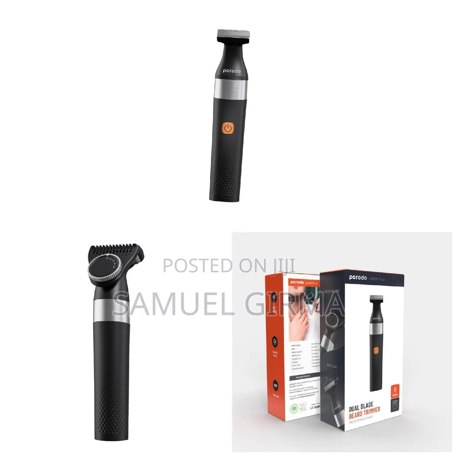 Porodo Dual Blade Beard Trimmer High-Quality