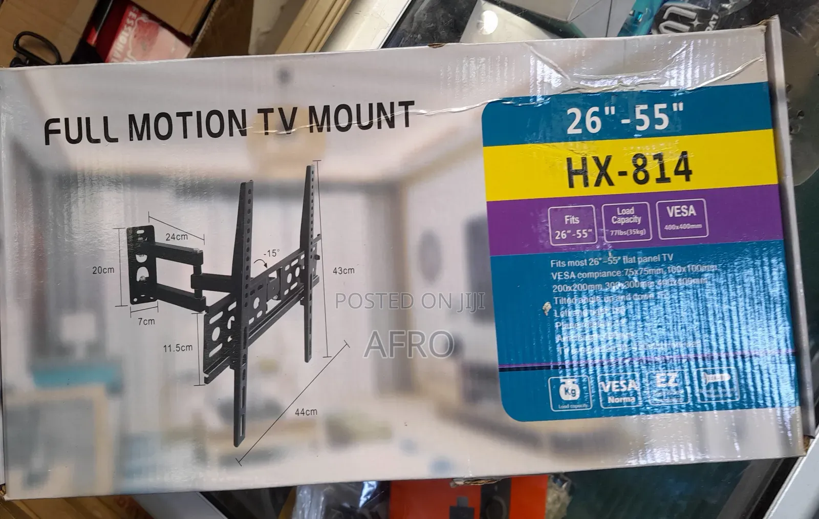 Flexible Tv Wall Mount(ግድግዳ ላይ ቲቪ መስቀያ)
