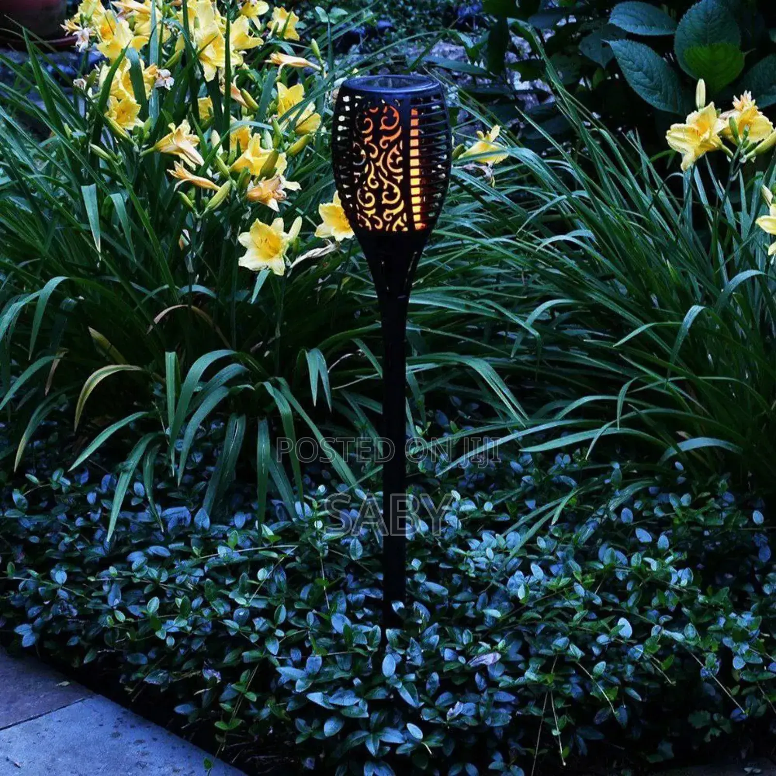 Solar Powered Flame LED Light