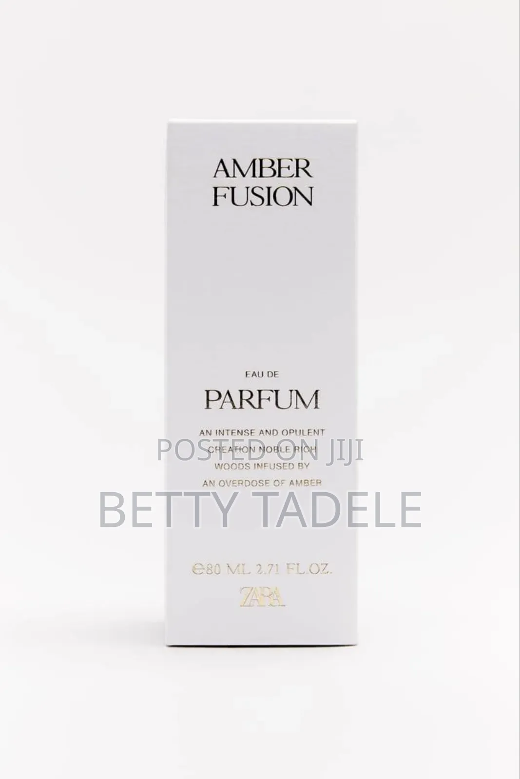 ZARA Amber Fusion EDP 80 ML (2.71 Fl. Oz).