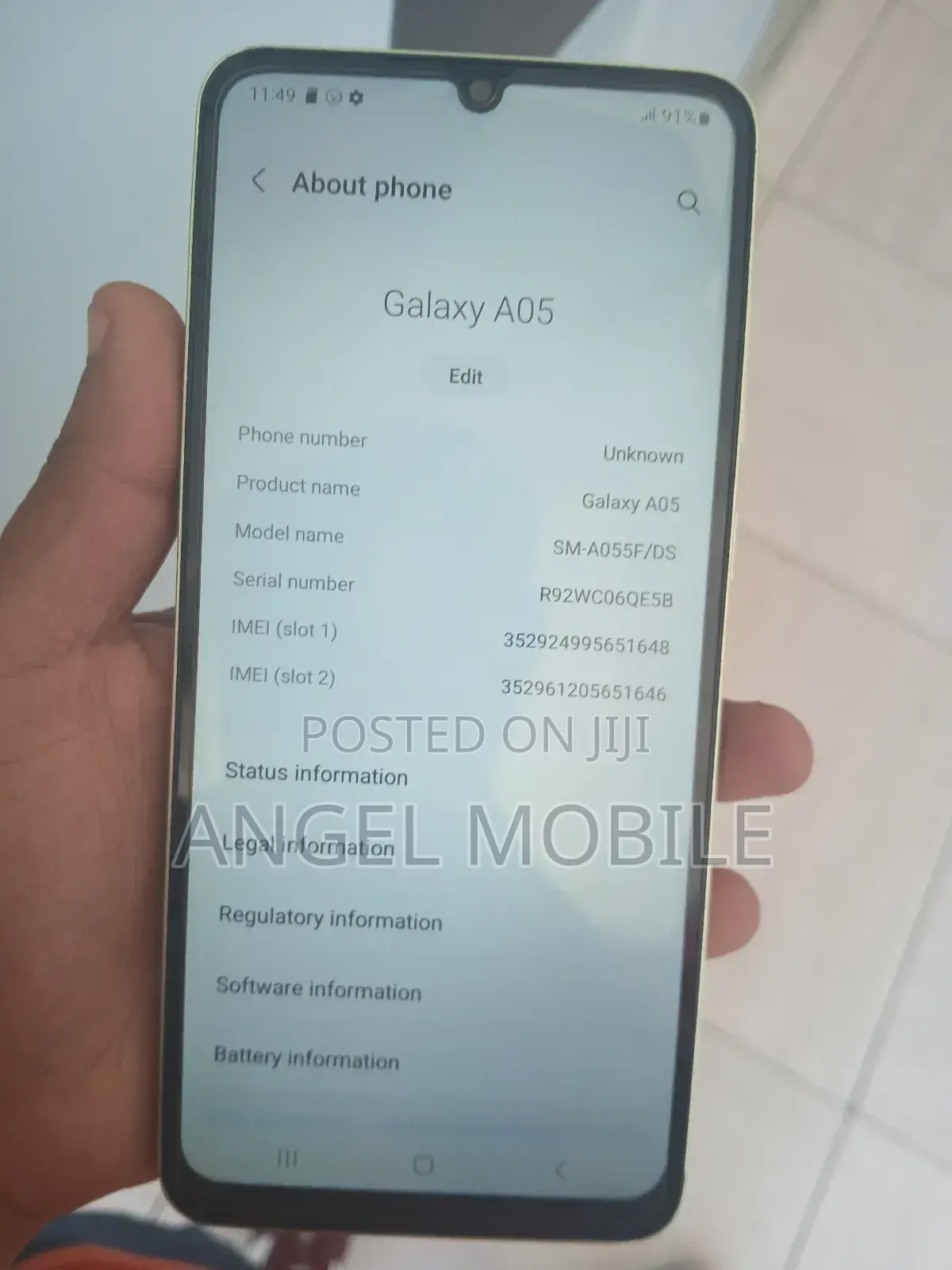 New Samsung Galaxy A05 128 GB Gray