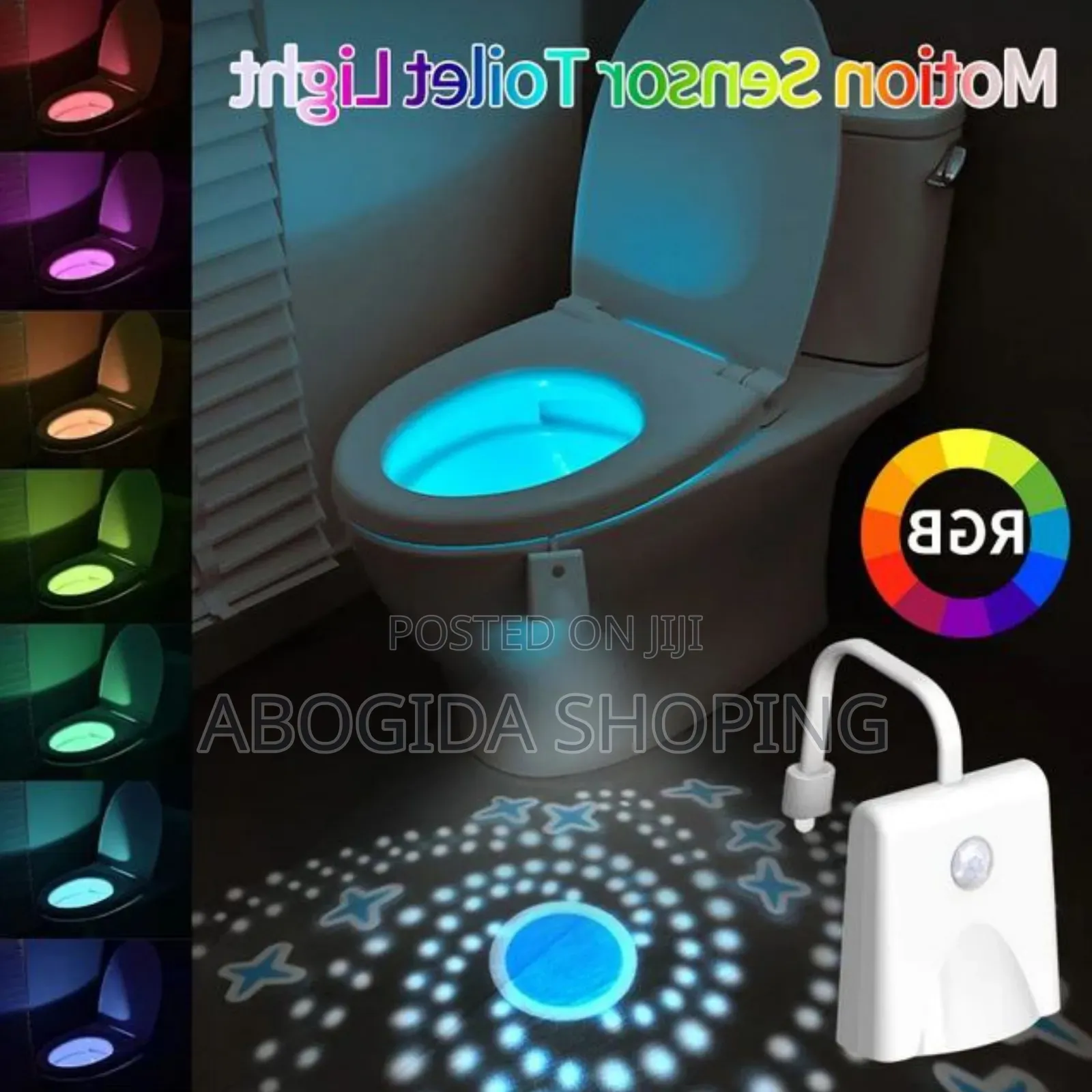 Unique Bathroom Decor With Motion-Activated Toilet Light