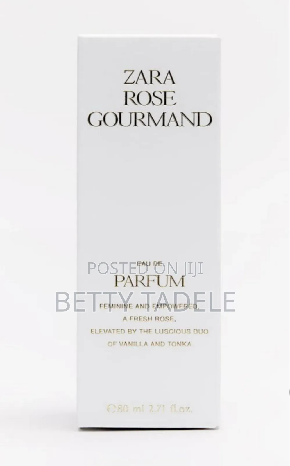 ZARA Rose Gourmand EDP 80 ML (2.71 Fl. Oz).