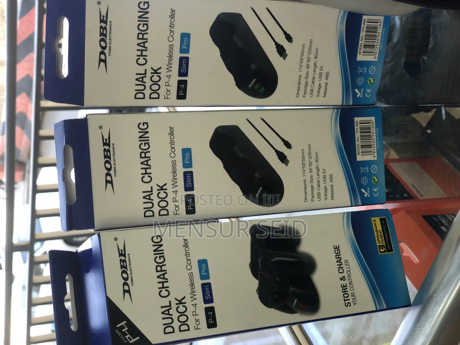 Dobe Dual Charging Dock for PS4 Controllers