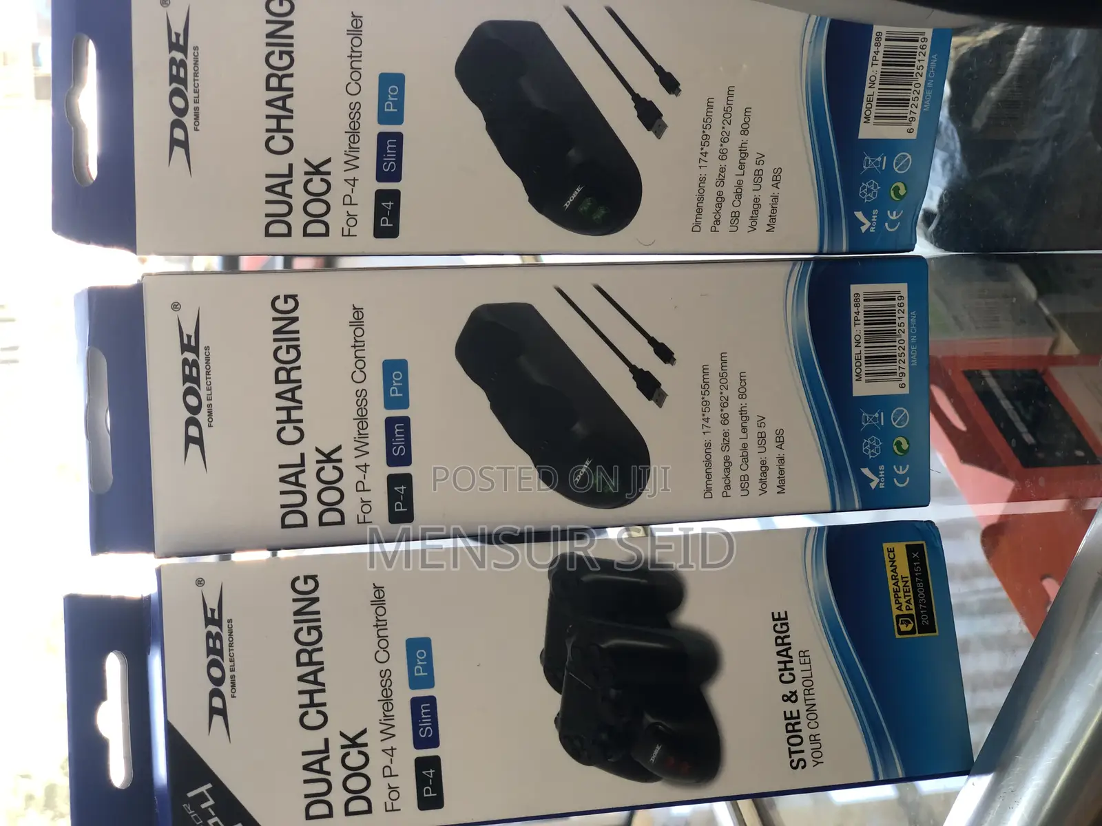 Dobe Dual Charging Dock for PS4 Controllers