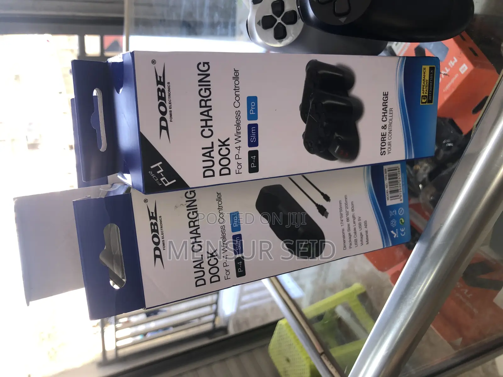 Dobe Dual Charging Dock for PS4 Controllers