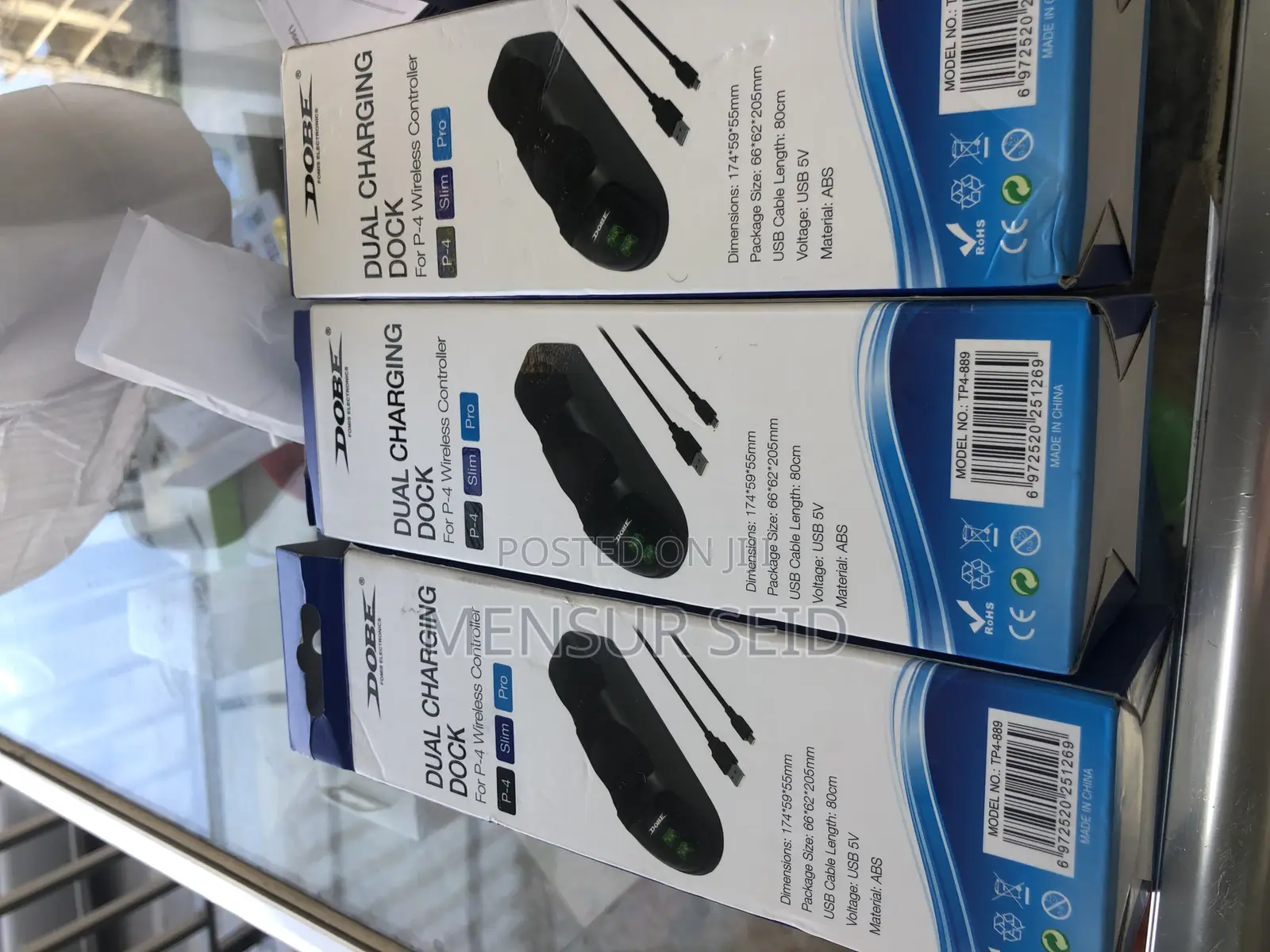 Dobe Dual Charging Dock for PS4 Controllers