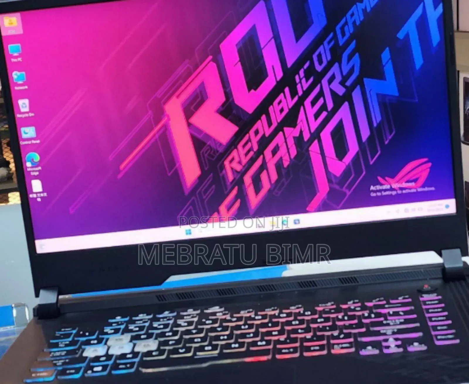 New Laptop Asus ROG Strix G15 16GB Intel Core I7 SSD 1T