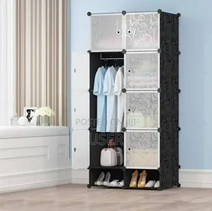Photo - Storage Wardrobe Plastic +Metal