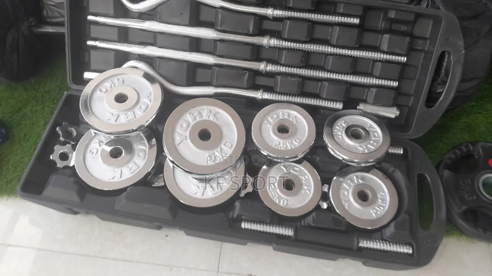 ዳምፔላን ባርቤል Set( Adjustable Dumbbell And Barbell Set )