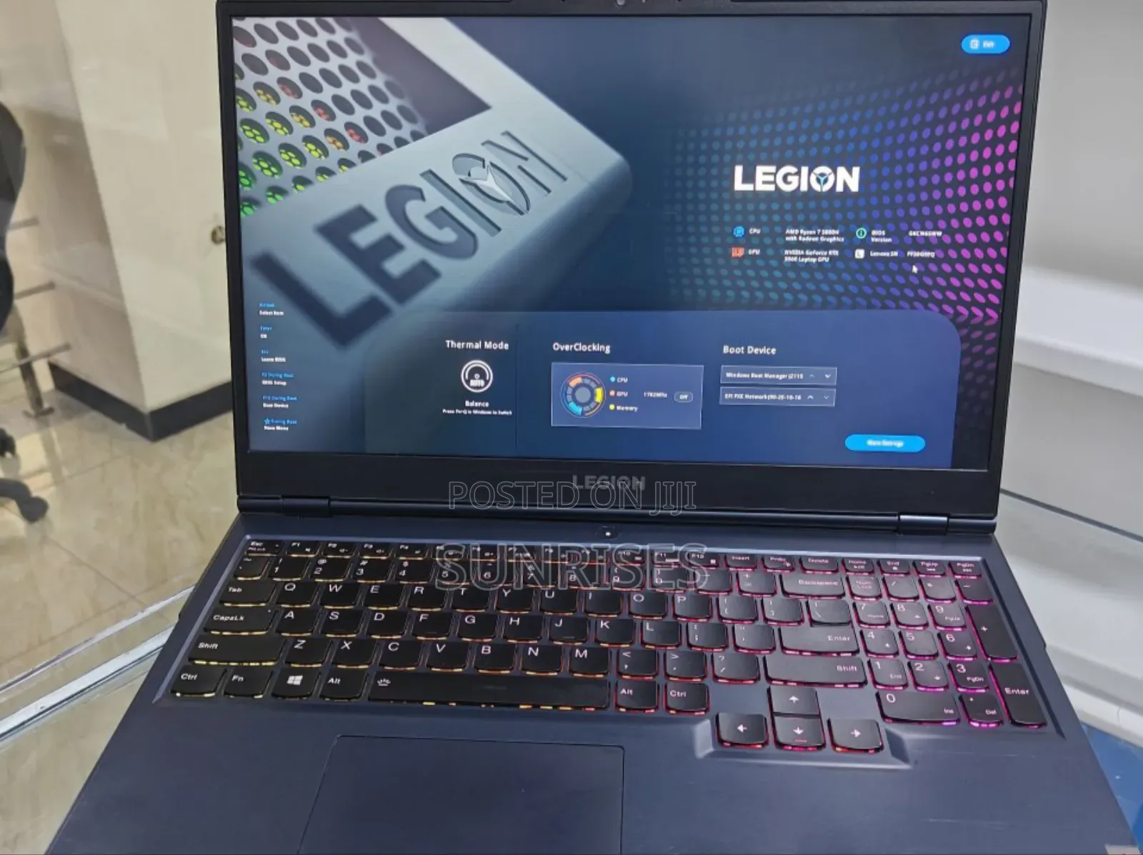 New Laptop Lenovo Legion 5 16GB AMD Ryzen 7 SSD 1T