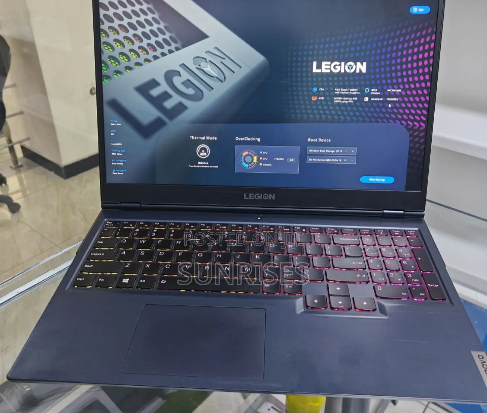 New Laptop Lenovo Legion 5 16GB AMD Ryzen 7 SSD 1T