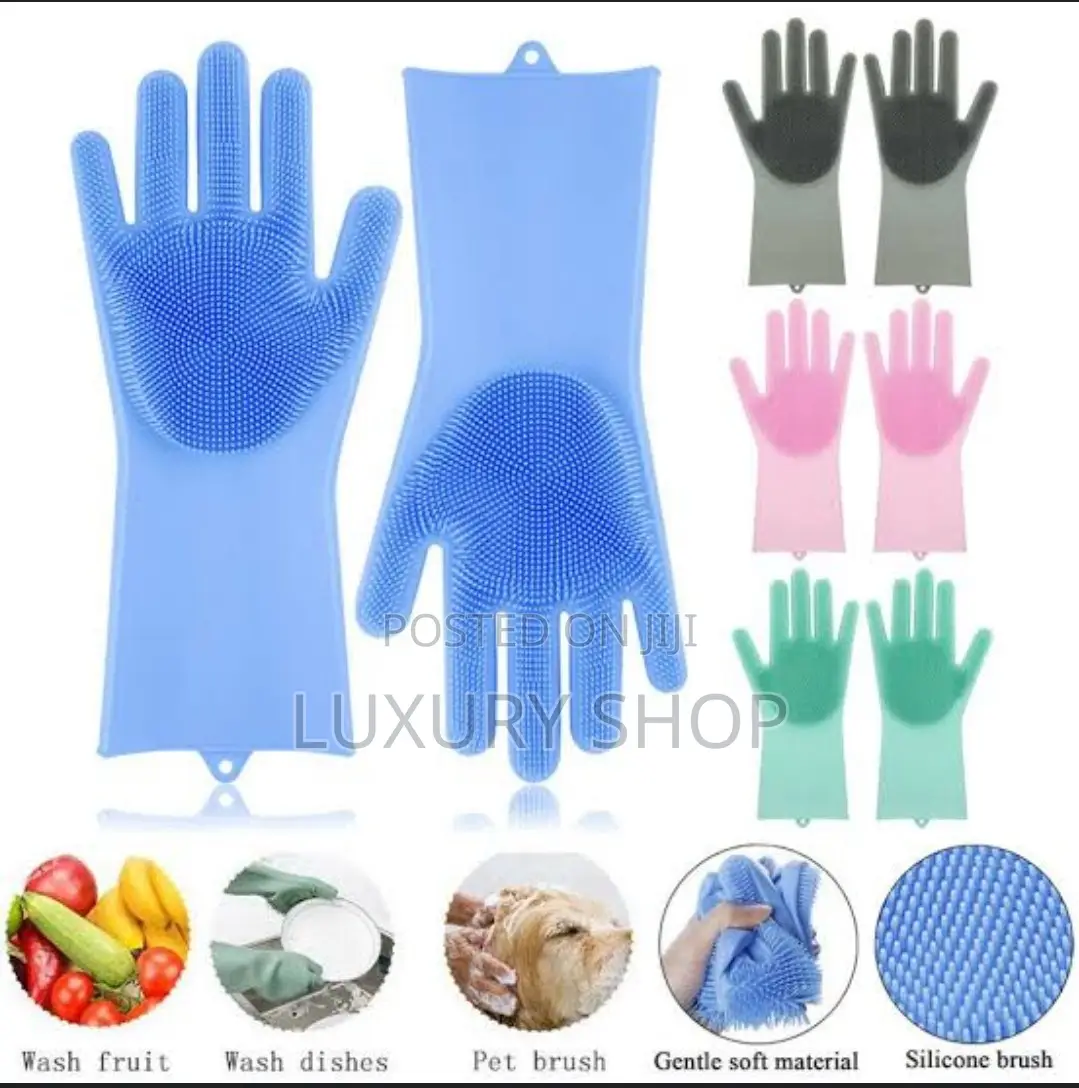 Magic Silicone Dishwashing Gloves