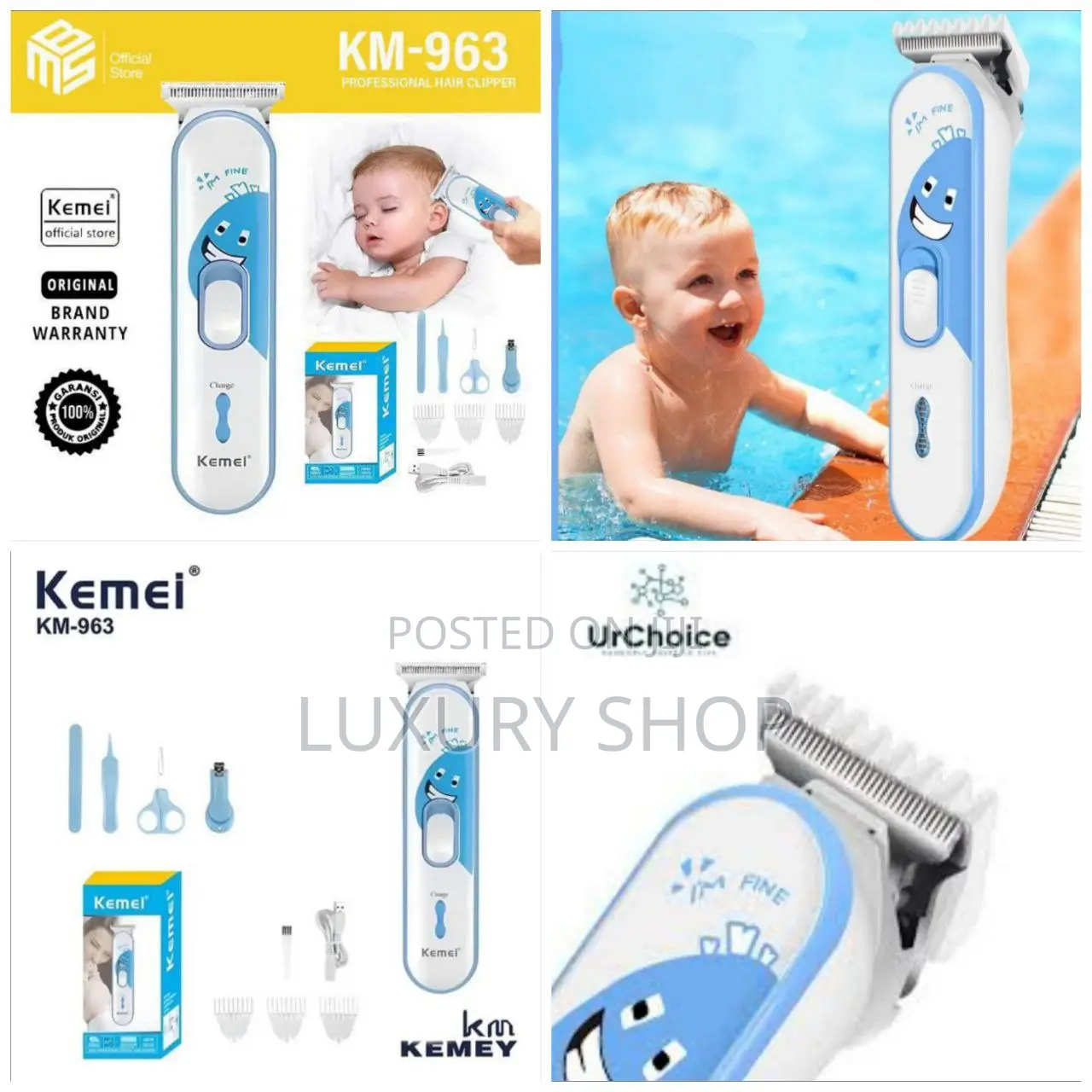 Baby Kid Electric Hair Trimmer