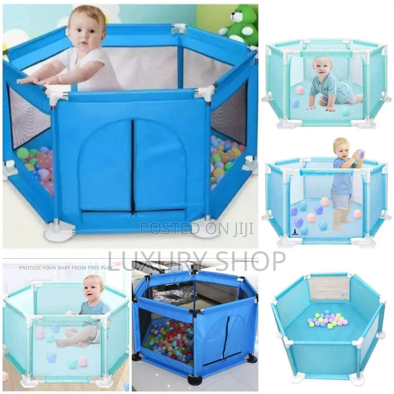 Foldable Children's Game Fence