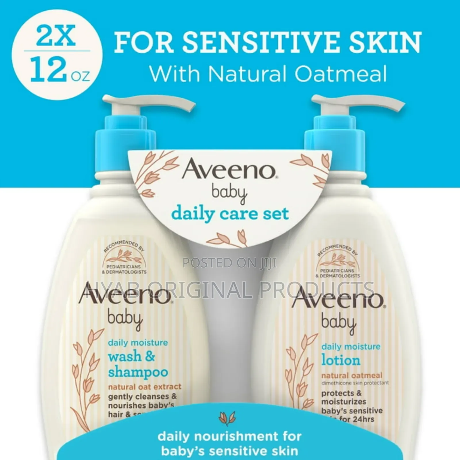 Aveeno Baby Lotion and Shampoo 354 Ml Each