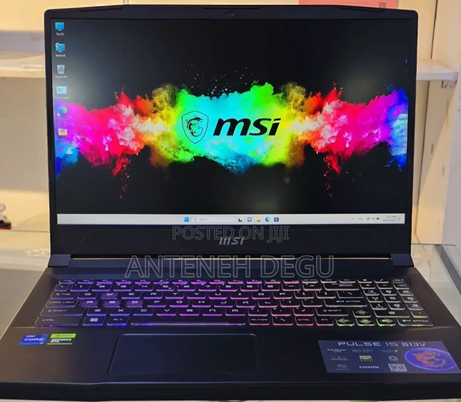 New Laptop MSI 32GB Intel Core I7 SSD 1T