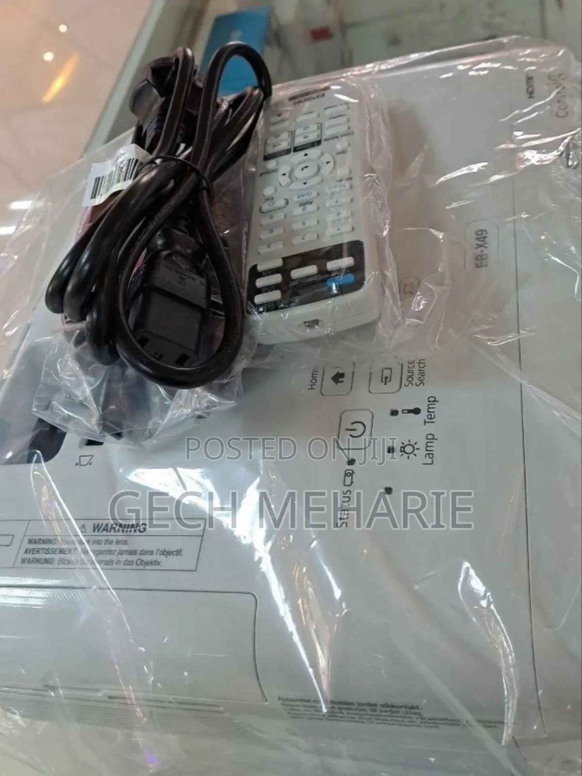 Brand New EPSON Projector
With Manual CD and Cart