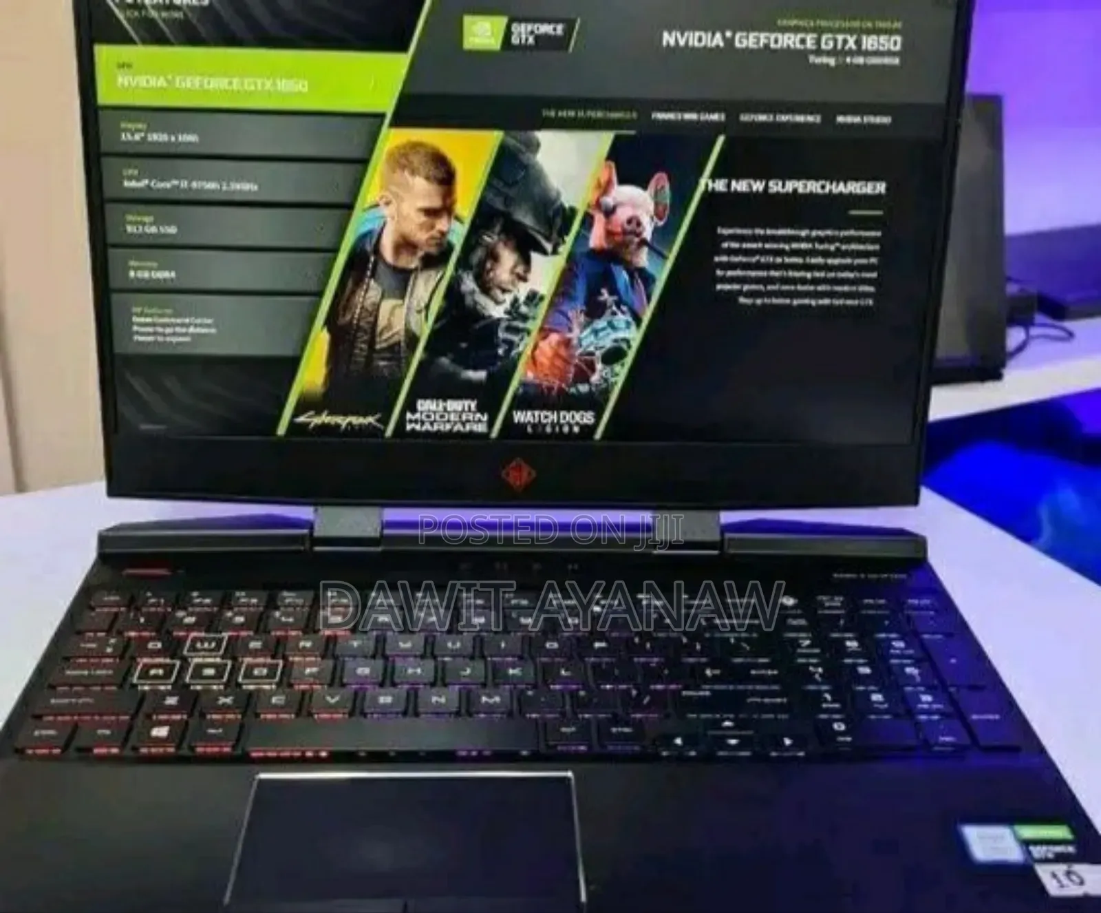 New Laptop HP Omen X 8GB Intel Core I7 SSD 512GB