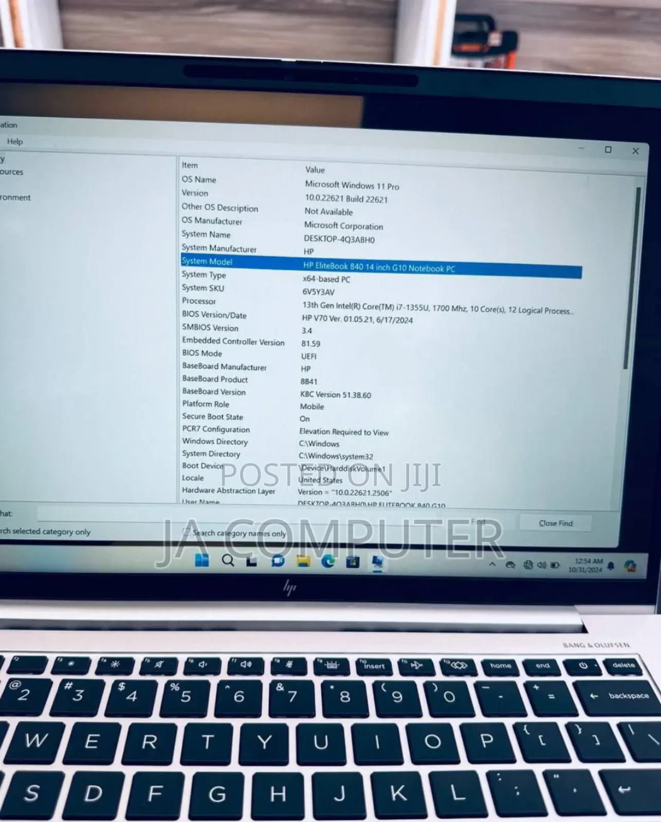 New Laptop HP EliteBook 840 10 16GB Intel Core I7 SSD 512GB