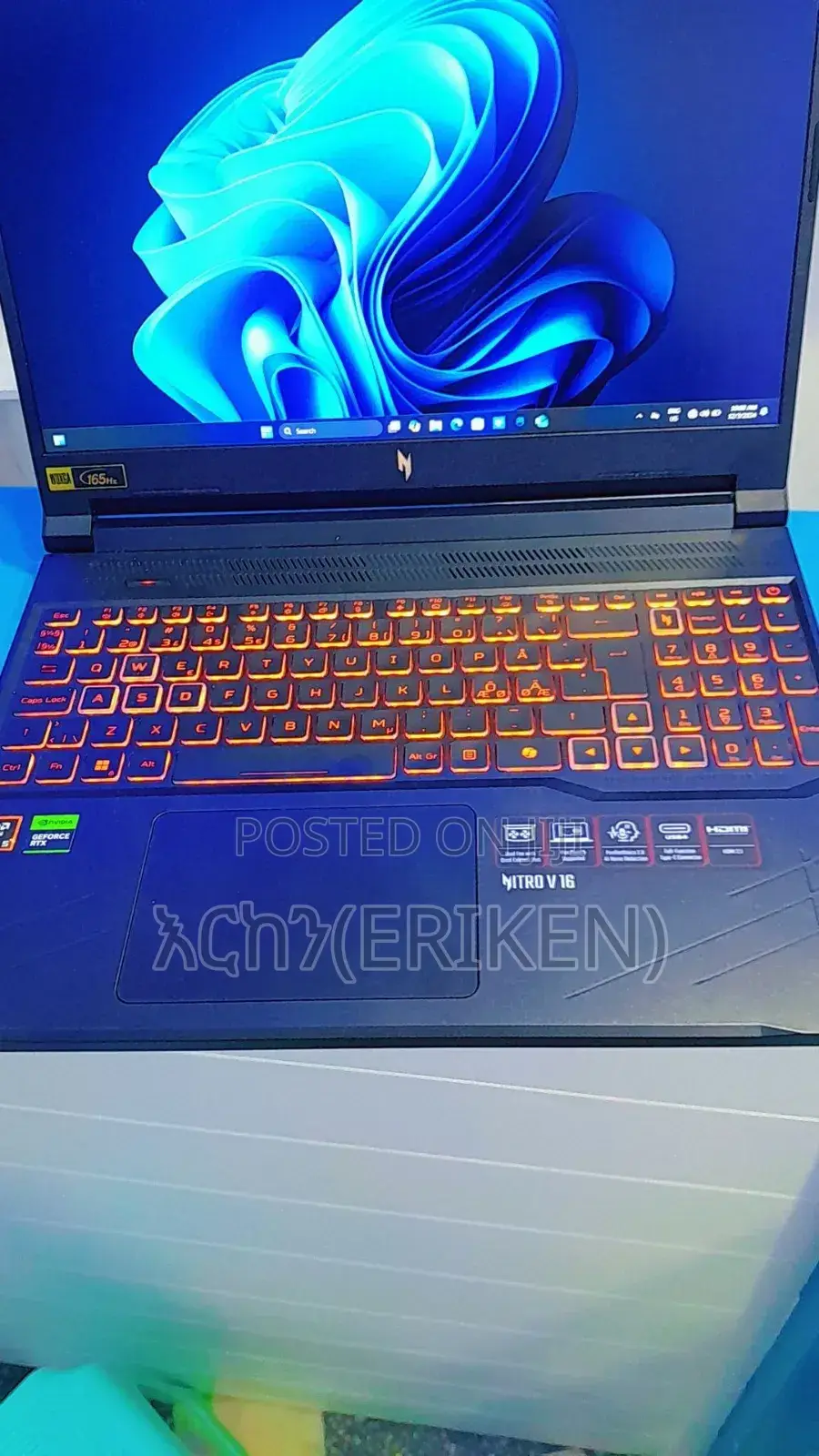 New Laptop Acer Nitro 5 16GB AMD Ryzen 5 SSD 1T