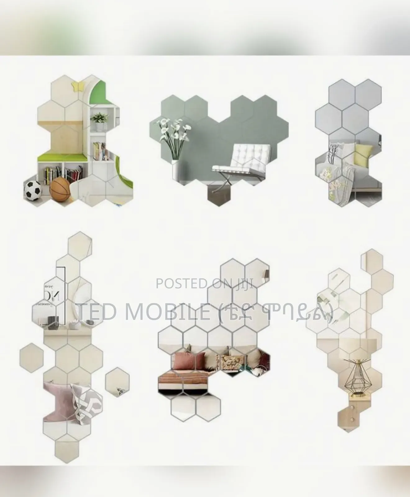 Hexagonal Acrylic Mirror