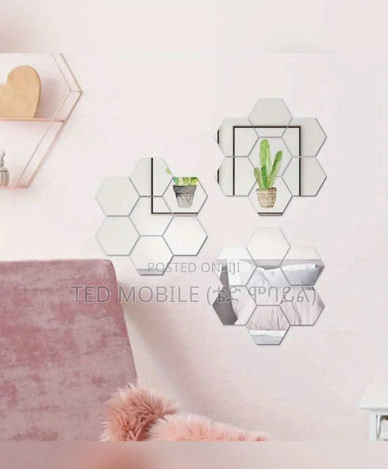 Hexagonal Acrylic Mirror