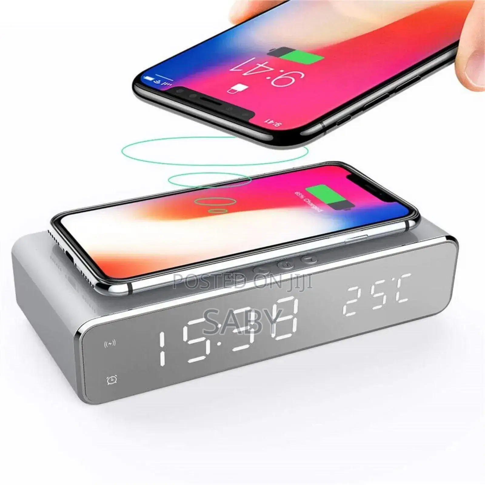 Wireless Charging Clock Alarm