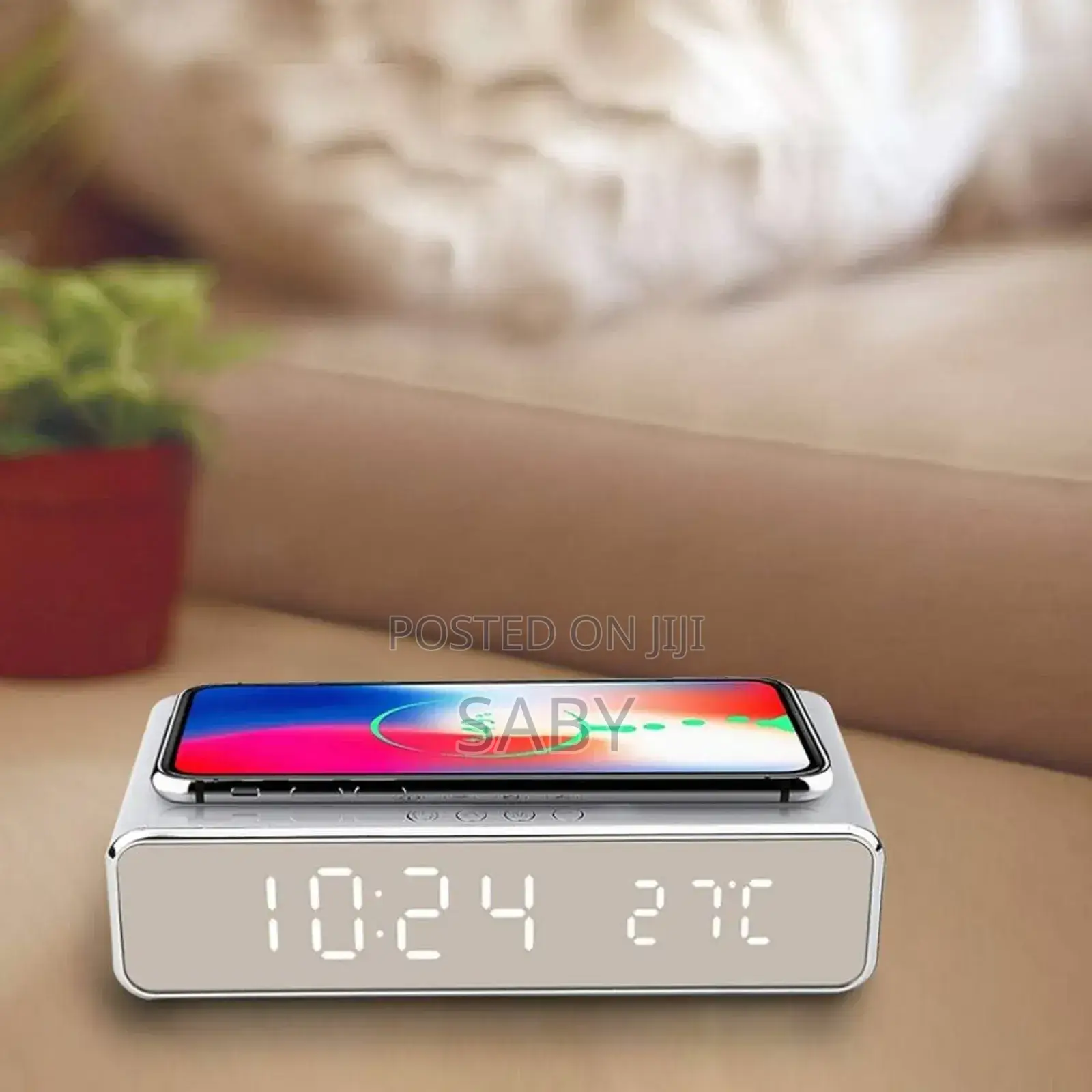 Wireless Charging Clock Alarm