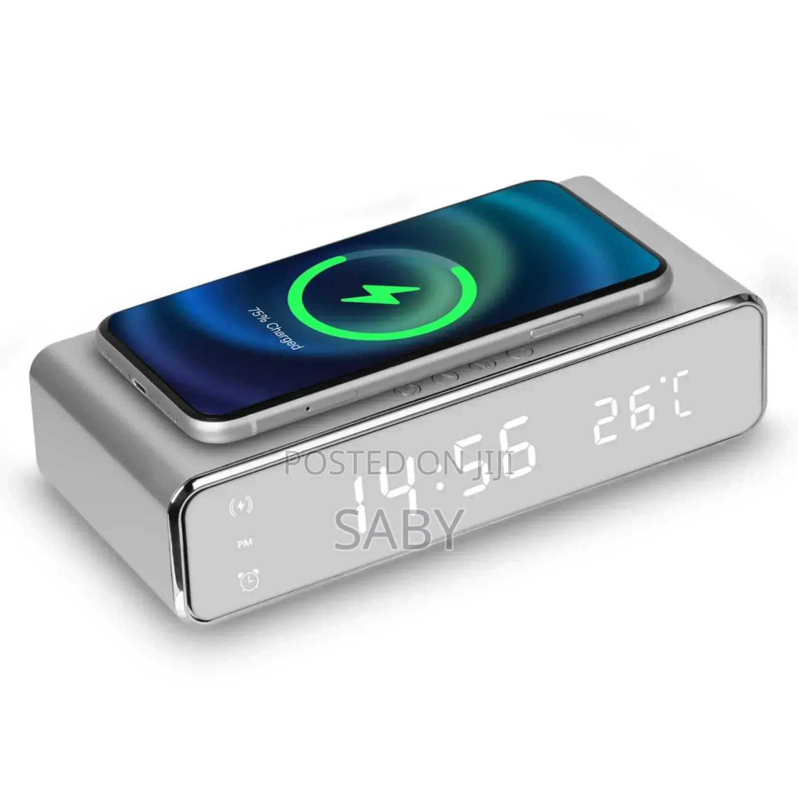 Wireless Charging Clock Alarm